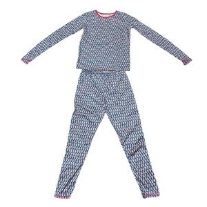 Girl’s Cuddl Duds Owl Print Pajama Under Layer Set Sz XL